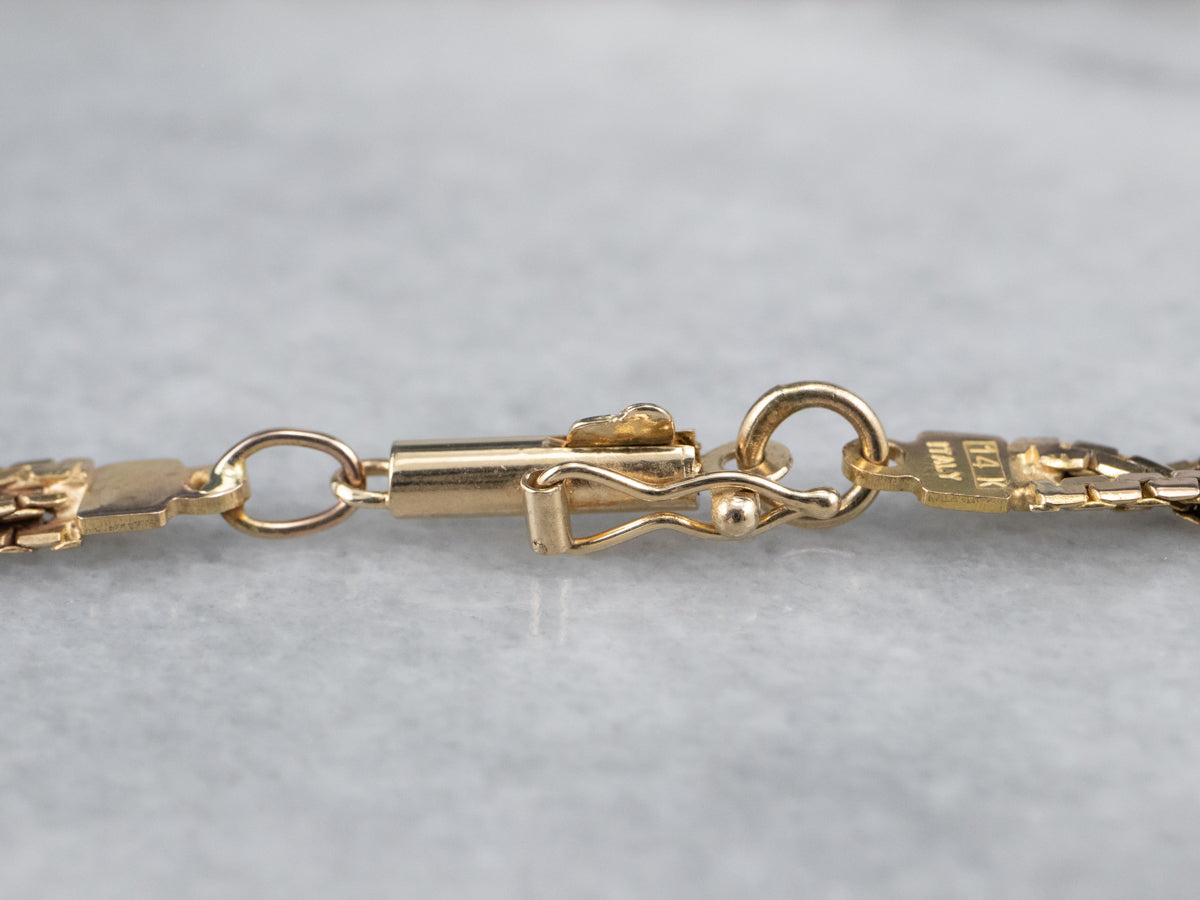 Braided 14K Gold Chain