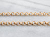 Antique Gold Fancy Etched Watch Chain