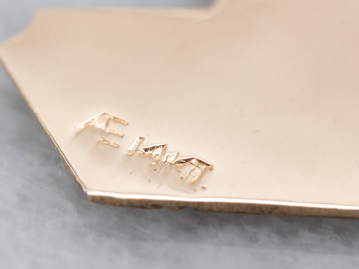 Vintage Oil Lamp and Book Charm Pendant