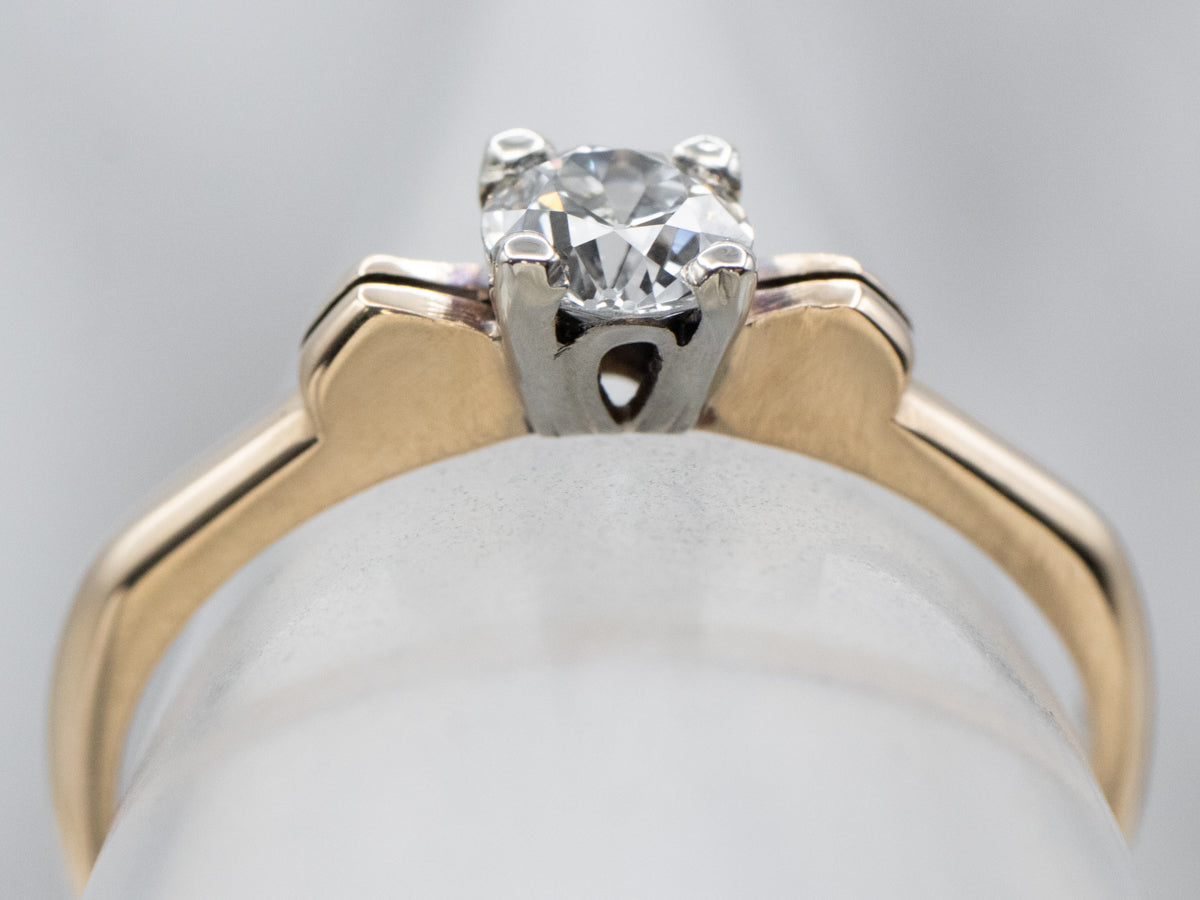 Unique Vintage Diamond Engagement Ring