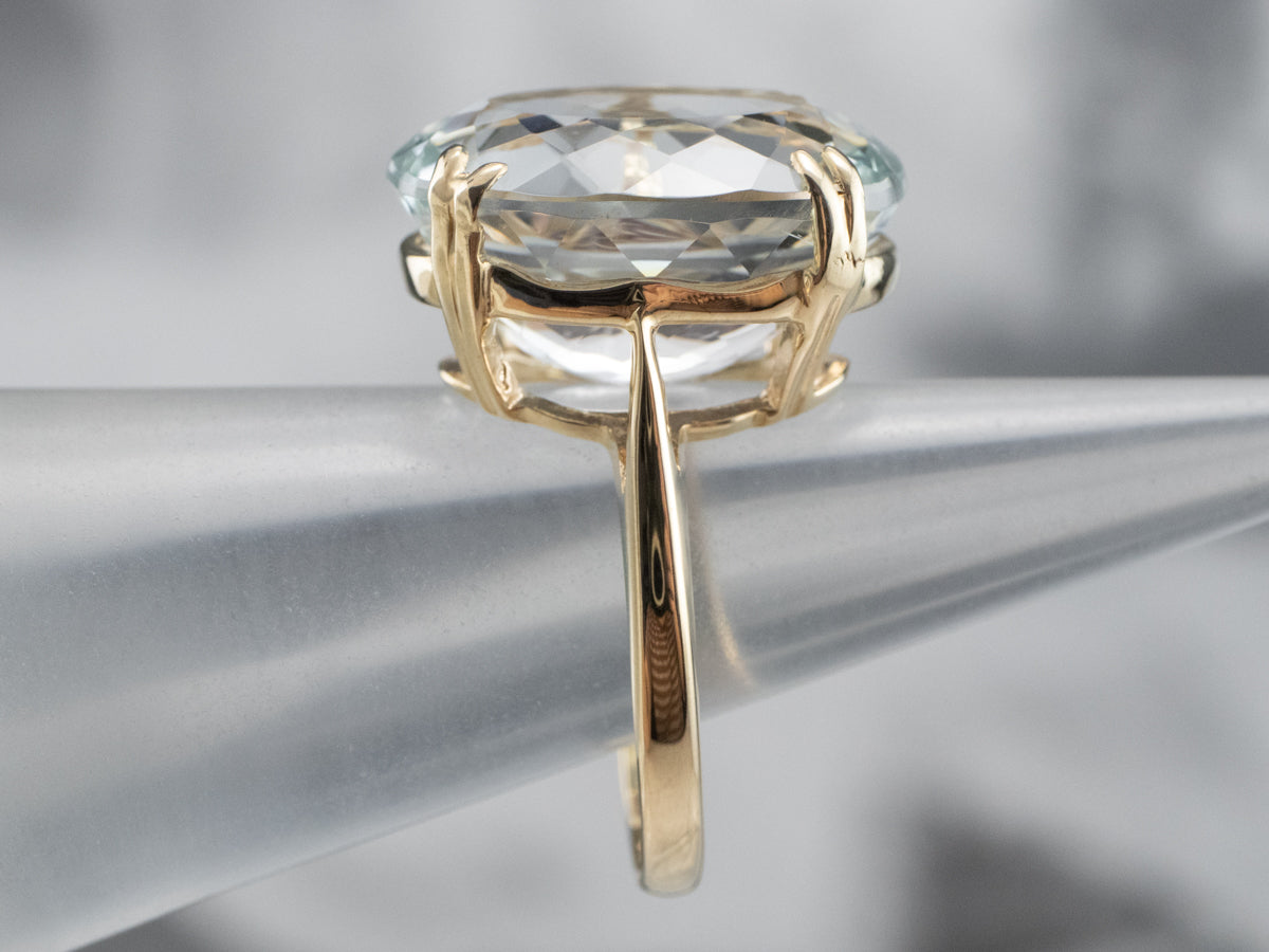 Light Blue Topaz Cocktail Ring