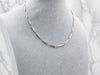 Vintage Tricolored Gold Watch Chain