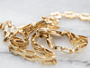 Fringed Gold Chain Necklace