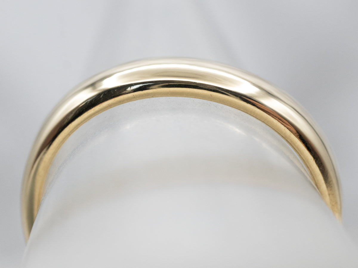 Unisex 18K Yellow Gold Classic Band