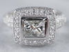 Modern Cut Diamond Engagement Ring