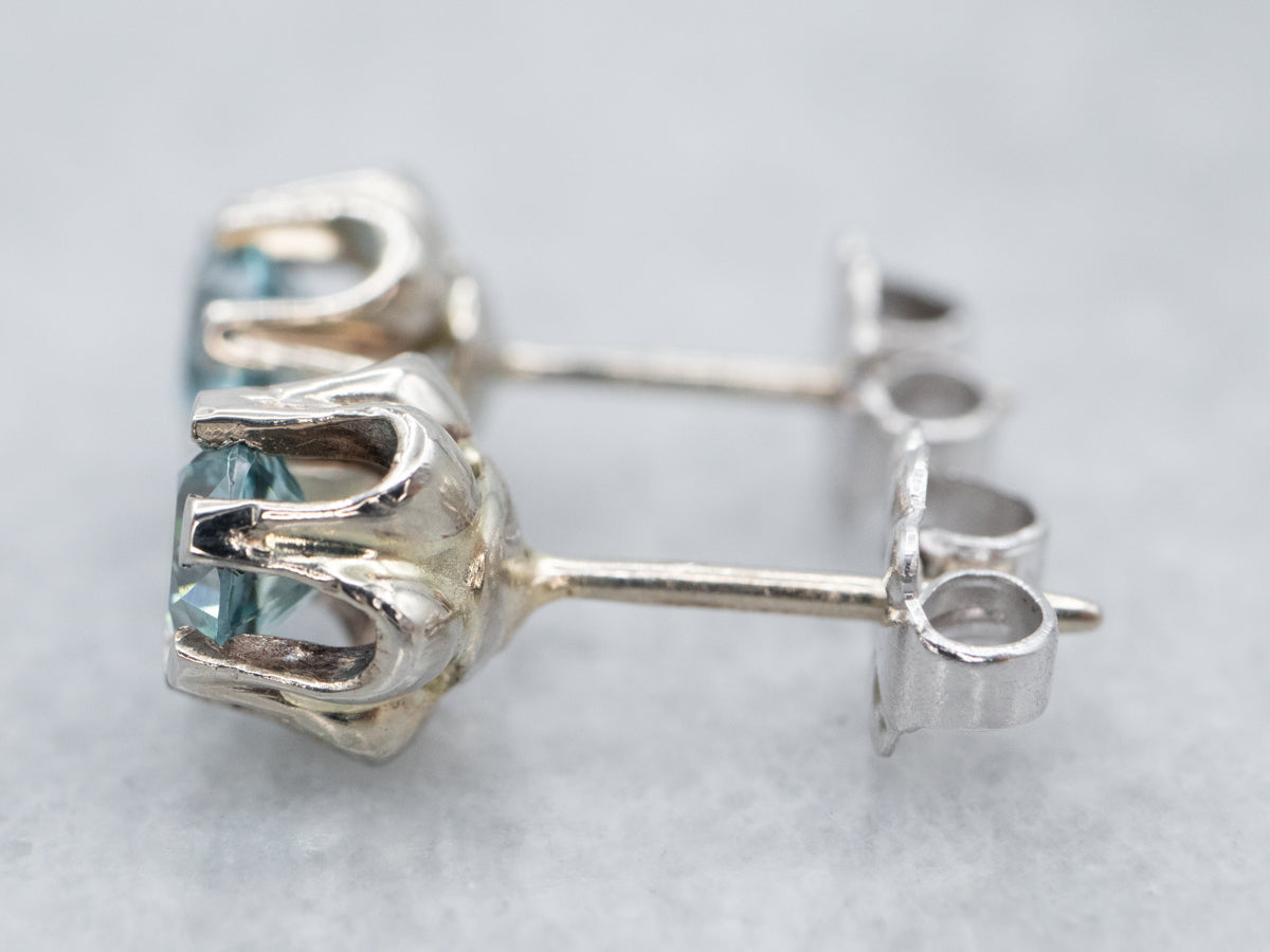Buttercup Blue Zircon Earrings