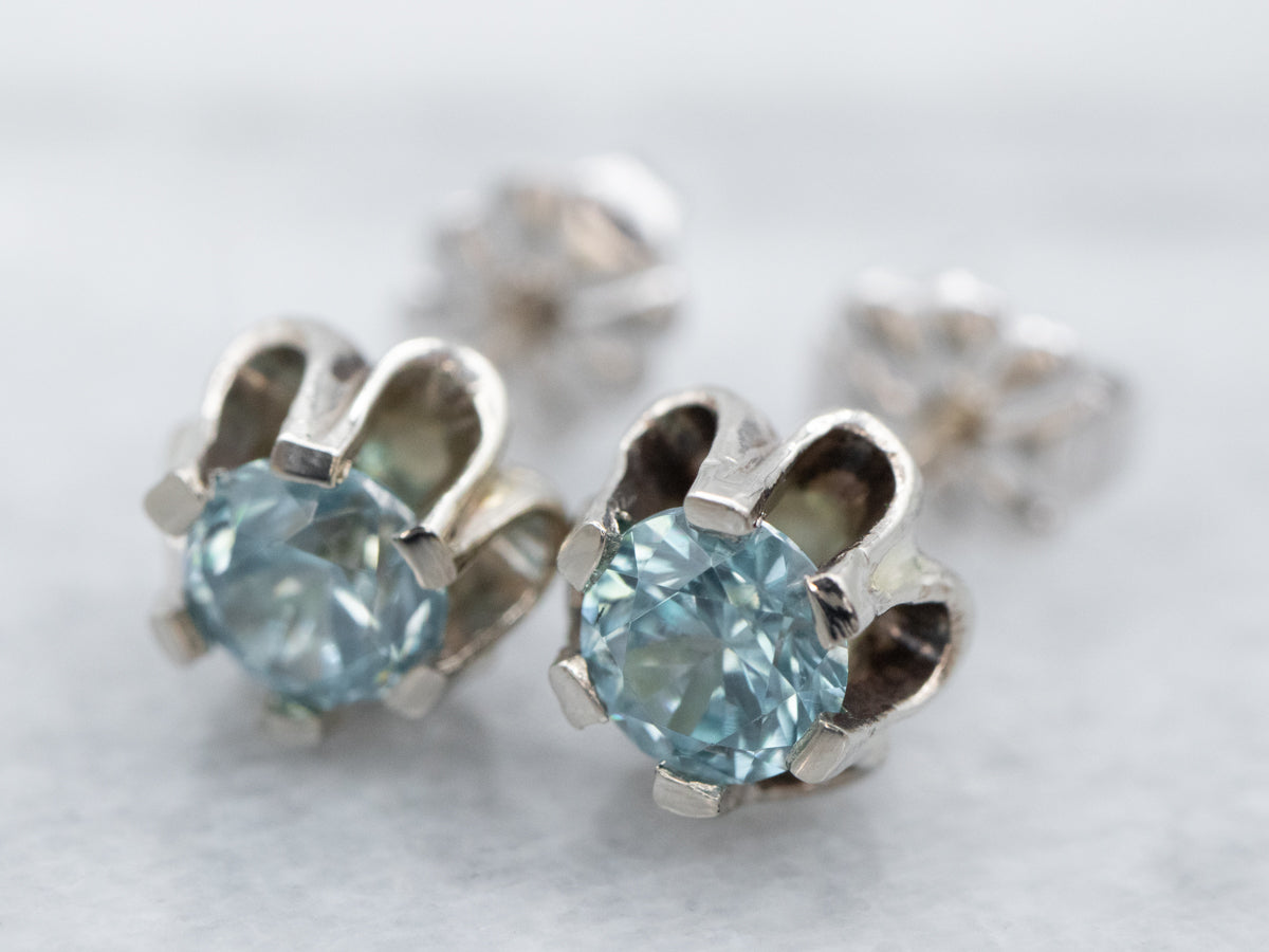 Buttercup Blue Zircon Earrings