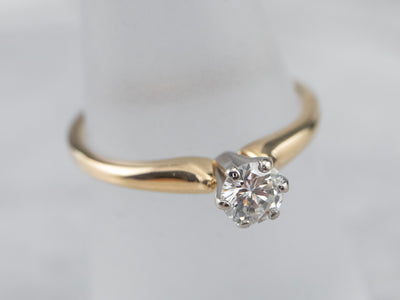 Classic Round Brilliant Diamond Solitaire Engagement Ring