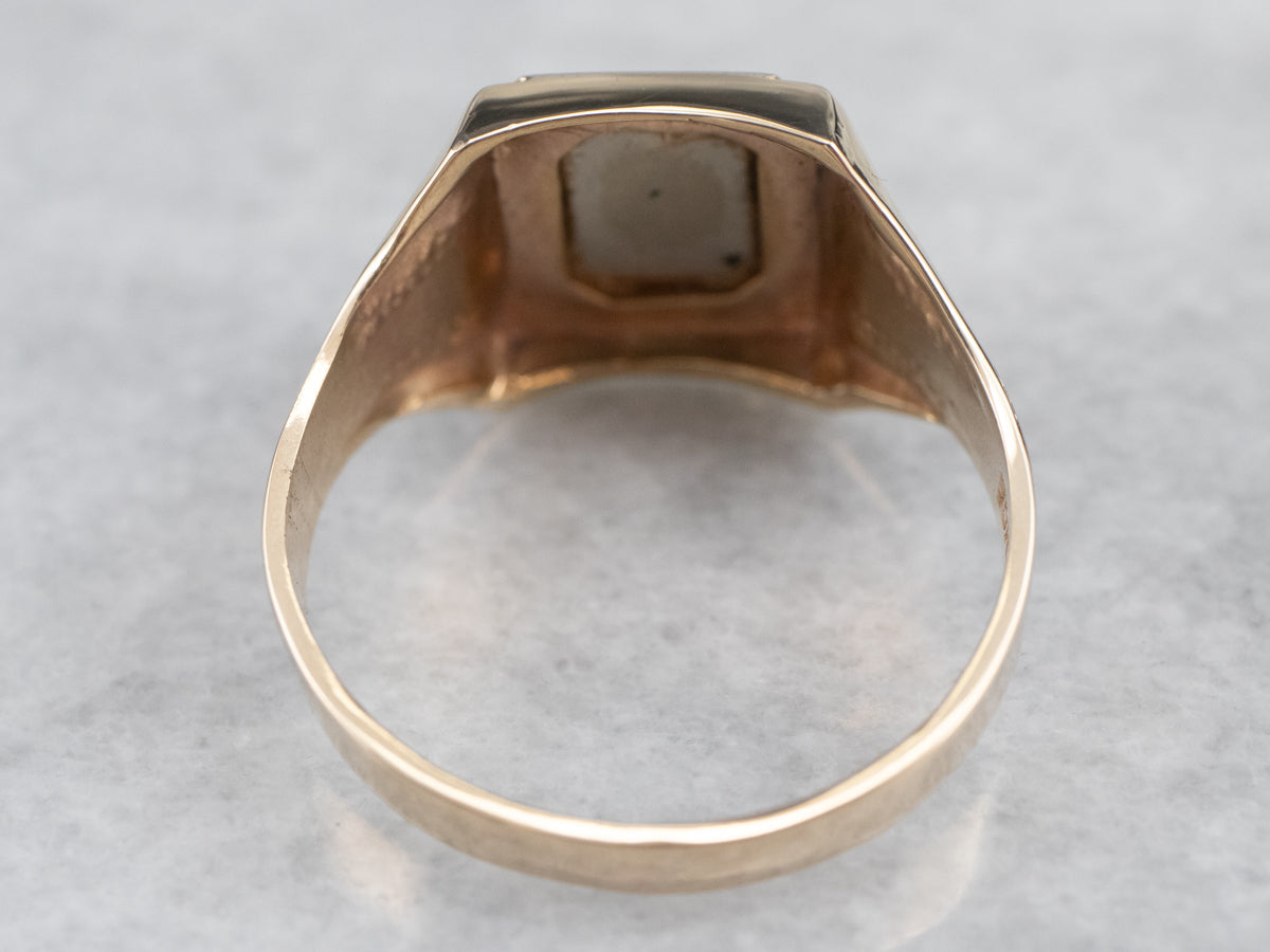 Vintage "PJH" Unisex Signet Ring