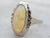 Art Deco Opal Cocktail Ring