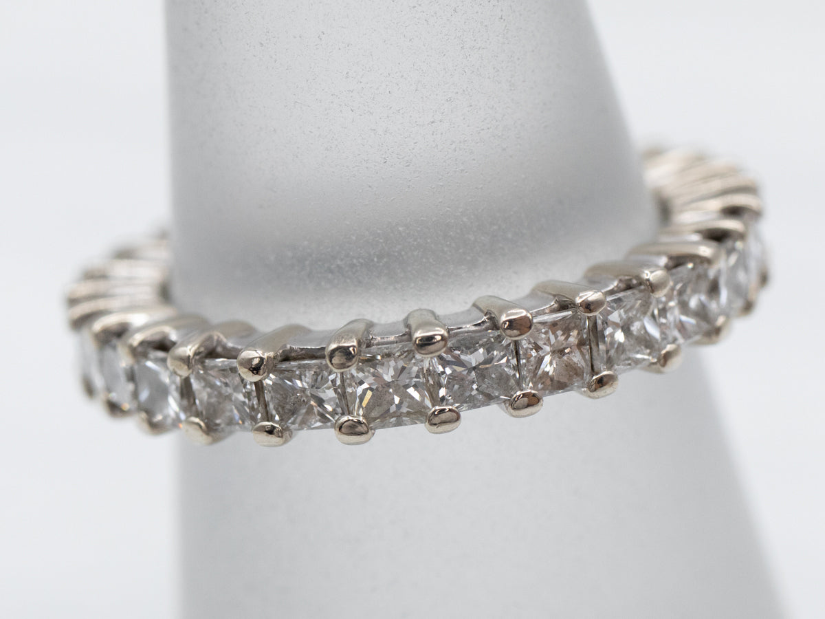 Princess Cut Diamond Eternity Band