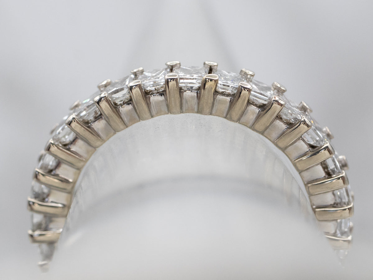 Princess Cut Diamond Eternity Band