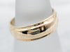 Faceted Edge Gold Band
