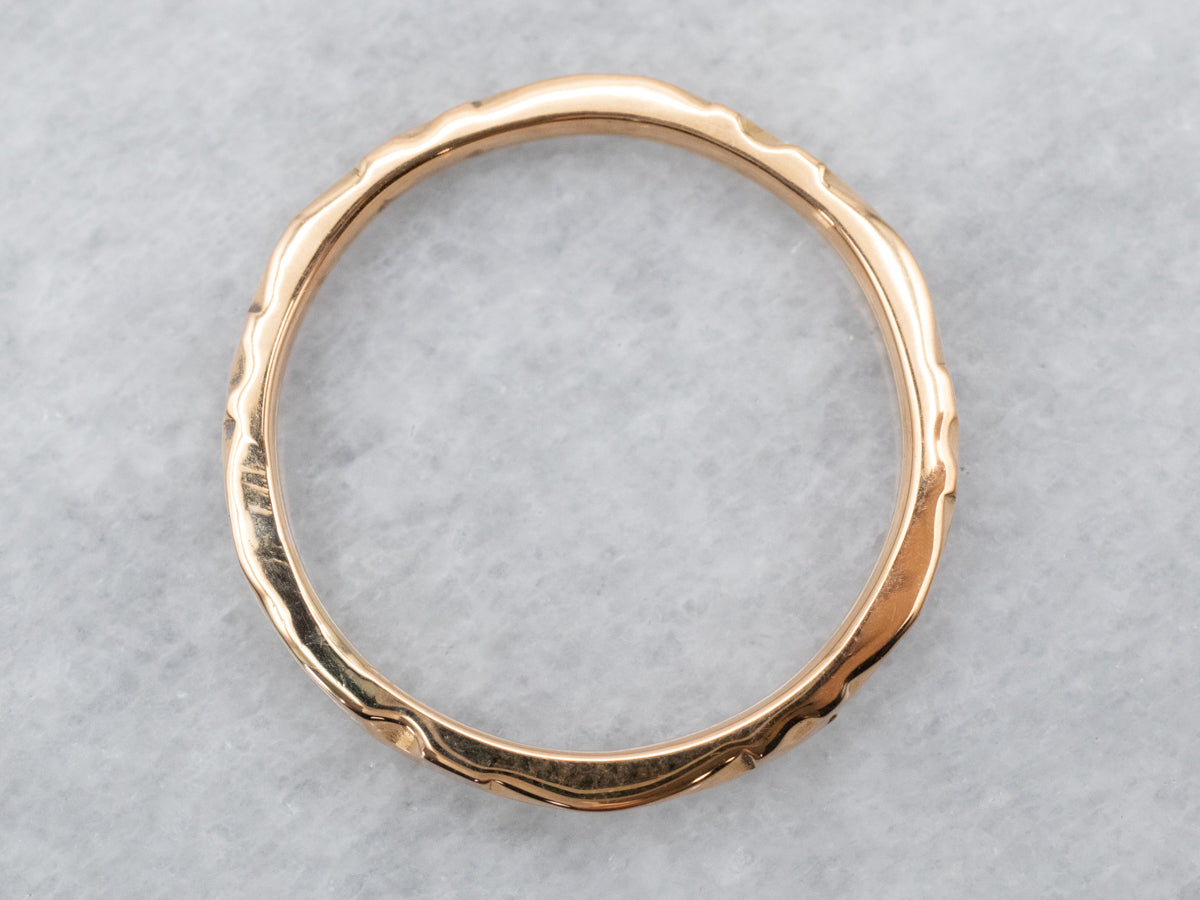 Rose Gold Pattern Band