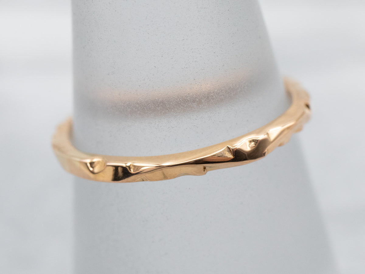 Rose Gold Pattern Band