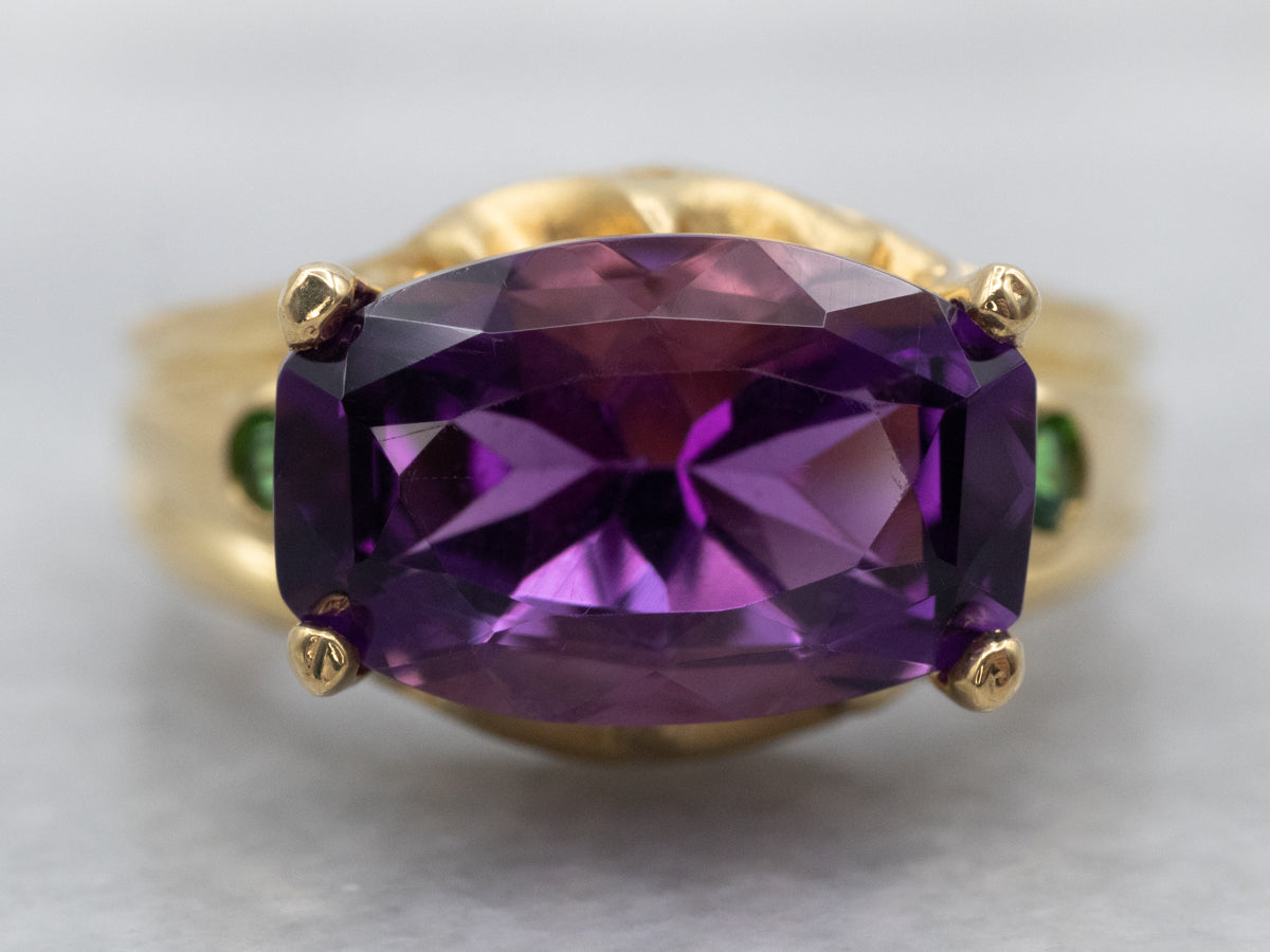 Amethyst Engagement Ring