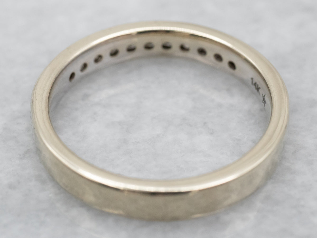 Princess Cut Channel Set Diamond Band