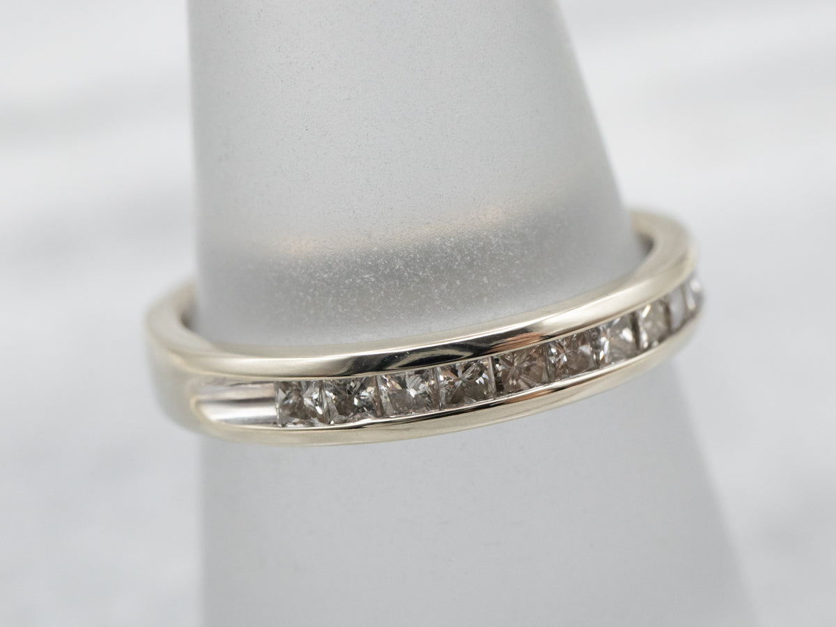 Princess Cut Channel Set Diamond Band