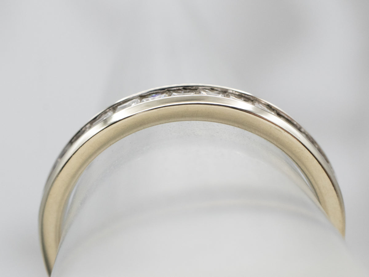 Princess Cut Channel Set Diamond Band