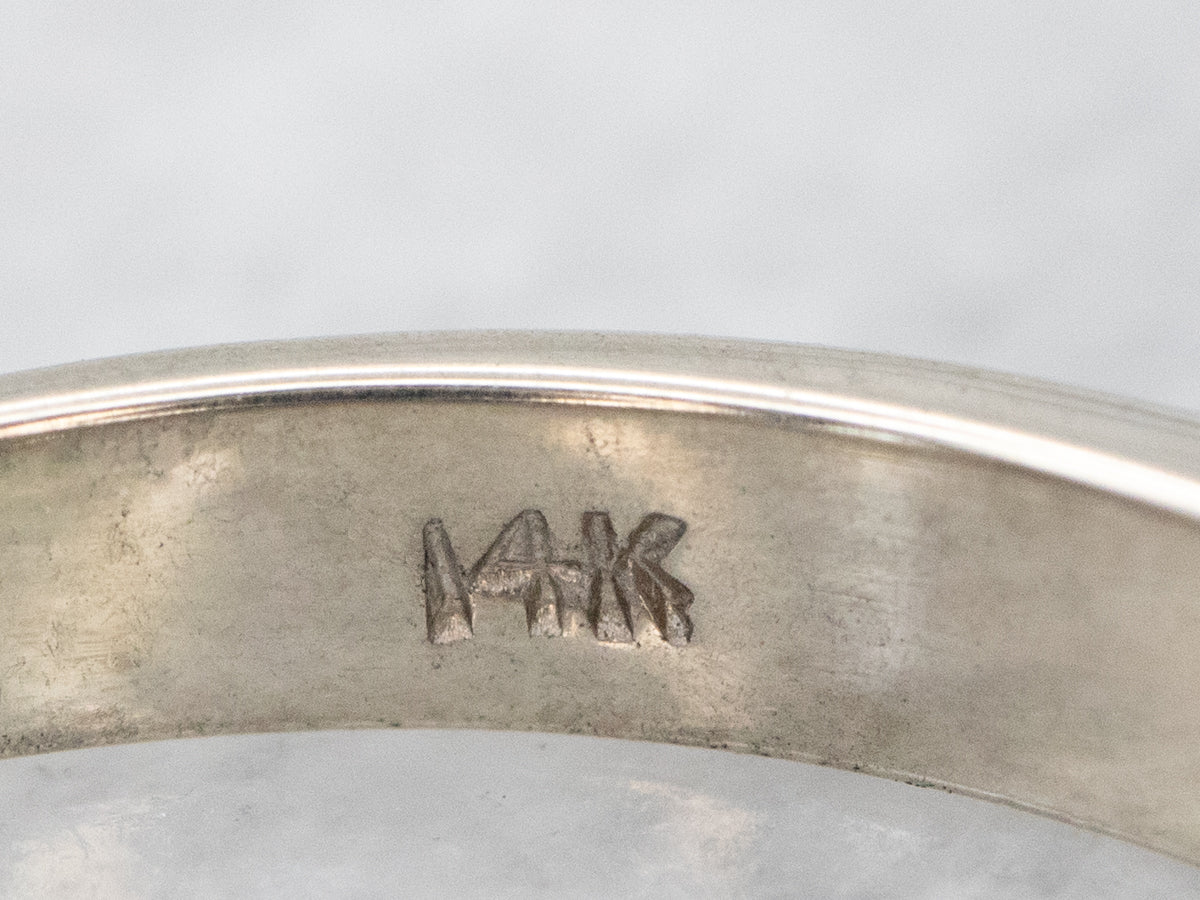 White Gold Channel Set Diamond Band