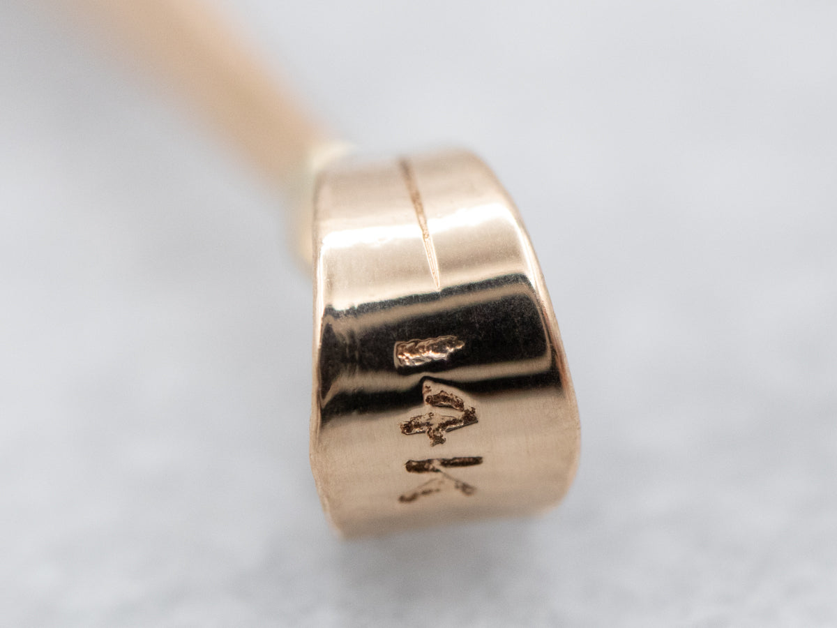 Elongated Blue Zircon Drop Pendant