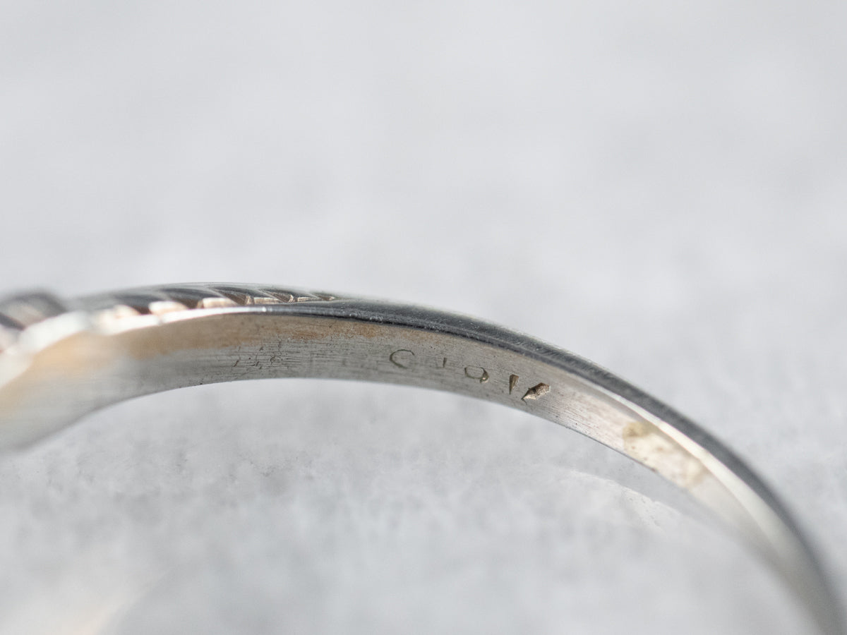 Art Deco Diamond Engagement Ring