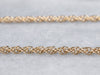 Vintage 18K Gold Loose Rope Twist Chain