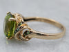 Peridot and Chrome Diopside Cocktail Ring