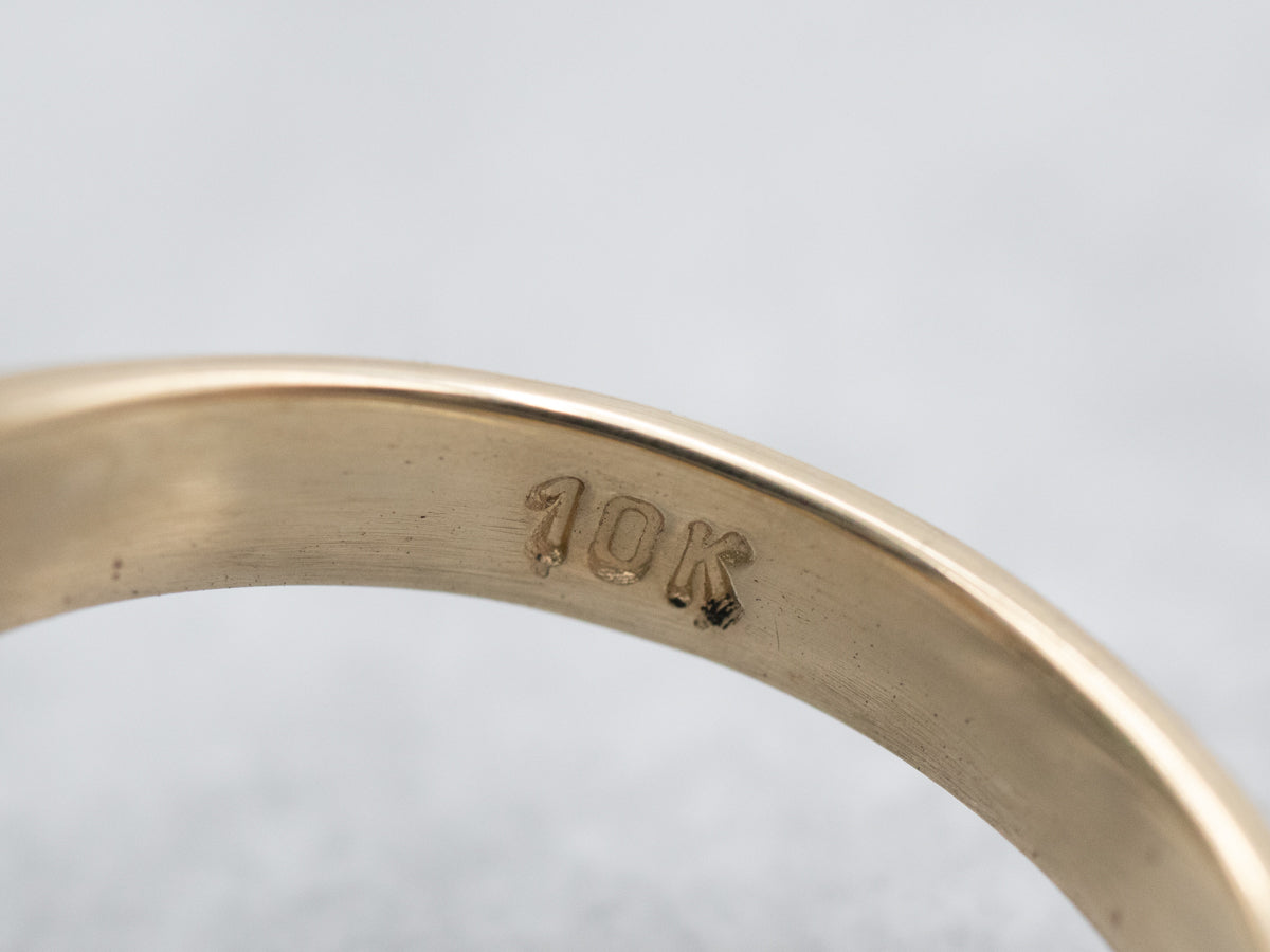 Ornate Green Tourmaline Cocktail Ring