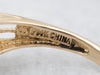 Gold Filigree Peridot Cocktail Ring