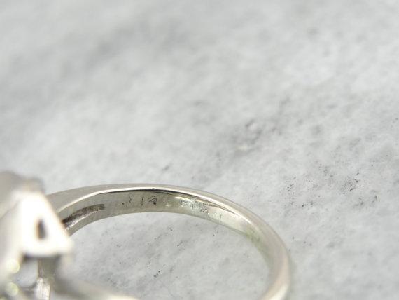 Retro Cocktail Diamond Ring with Sweeping Curves