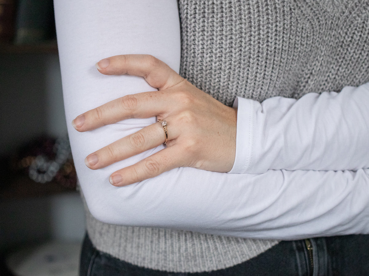 Reto Era Diamond Solitaire Ring