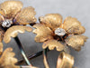 Antique Diamond Flower Bouquet Brooch
