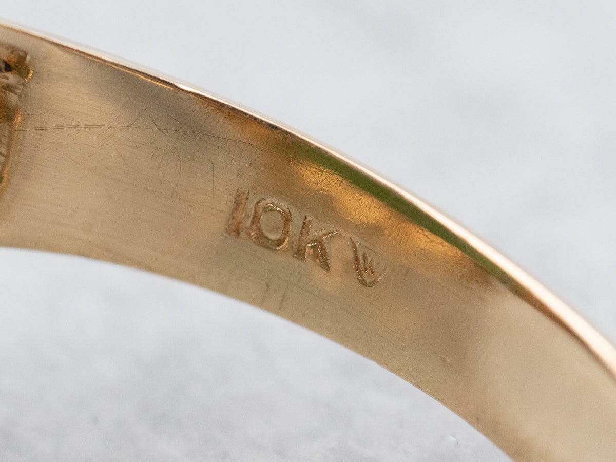 Retro Era Men's Jade Ring