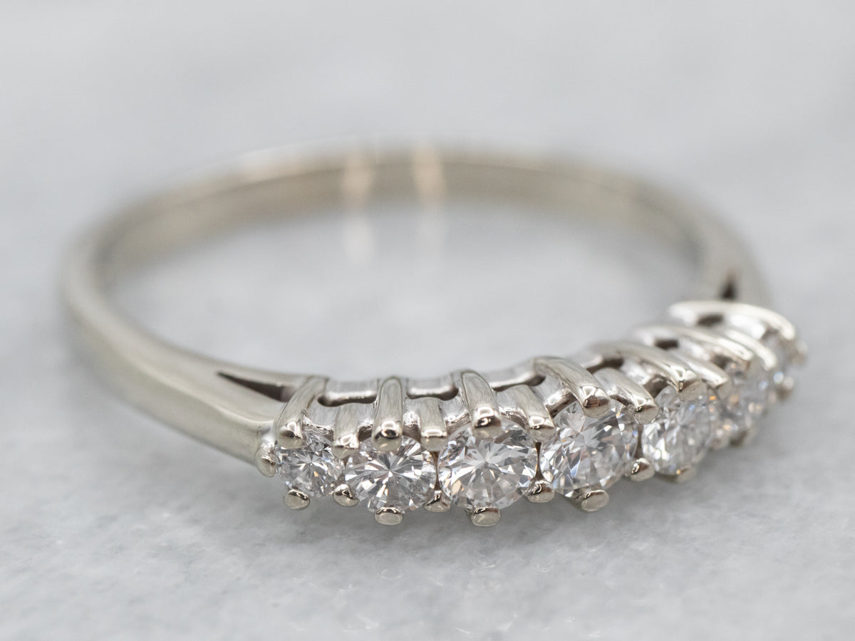 Diamond White Gold Wedding Band