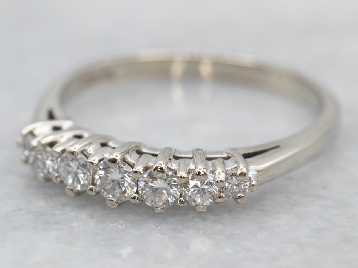 Diamond White Gold Wedding Band