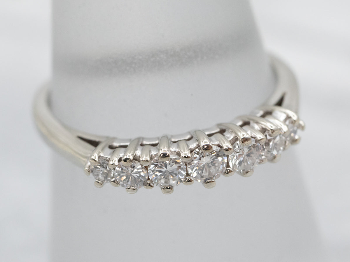 Diamond White Gold Wedding Band
