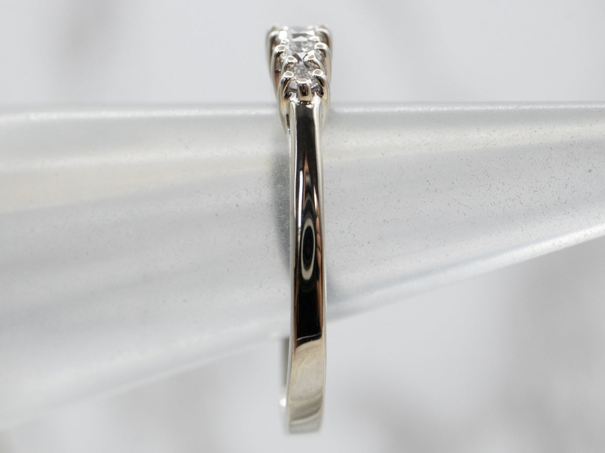 Diamond White Gold Wedding Band