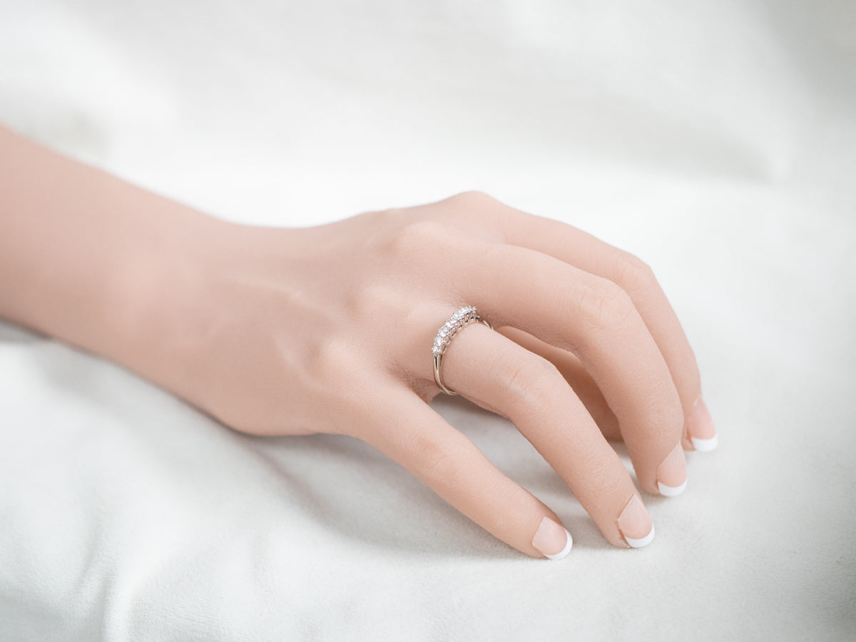 Diamond White Gold Wedding Band