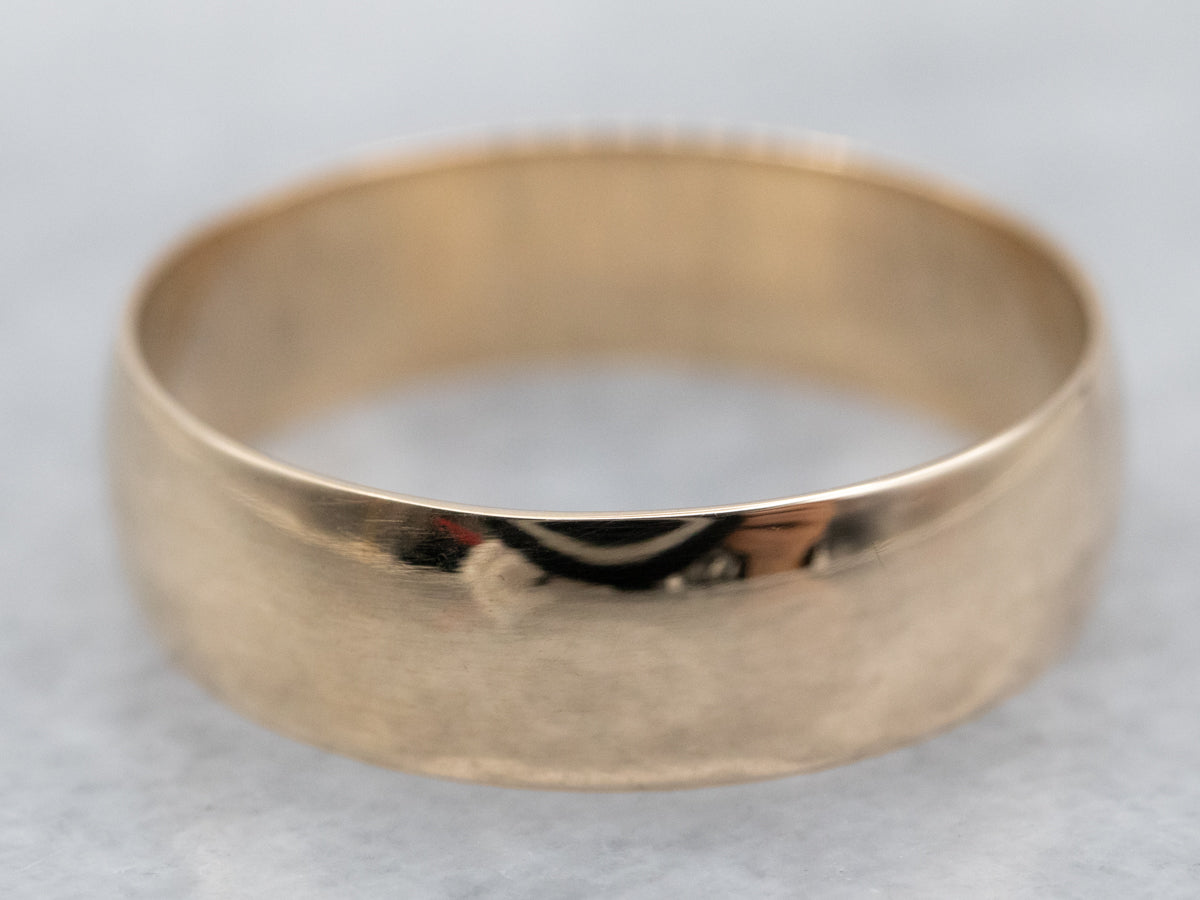 14K Yellow Gold Classic Band Ring