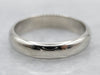 14K White Gold Classic Band Ring