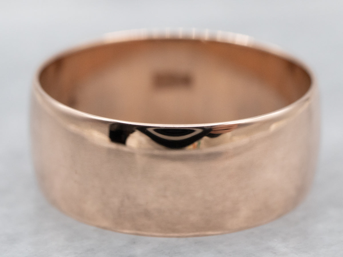 Banda de oro rosa antiguo