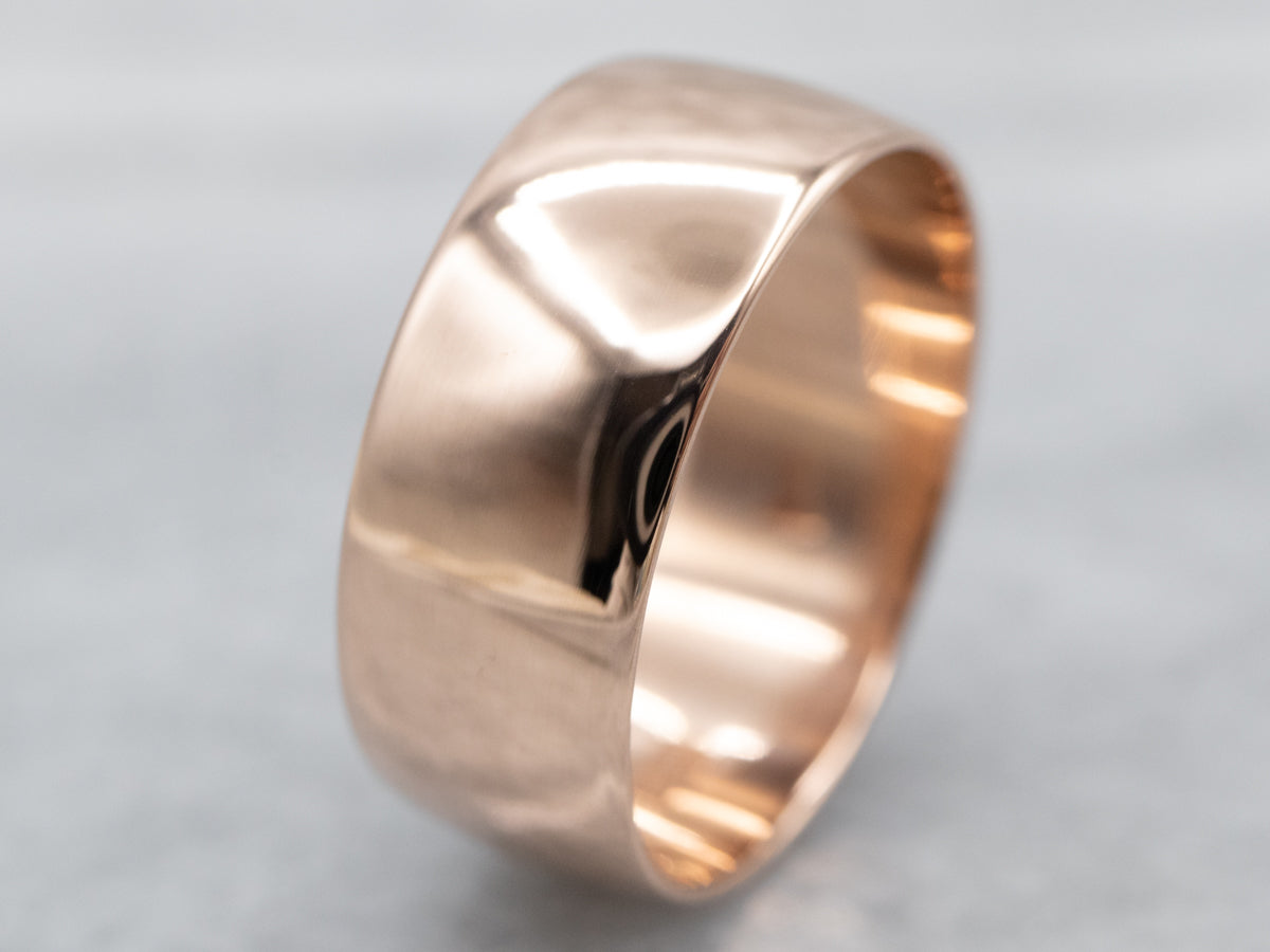 Antique Rose Gold Band