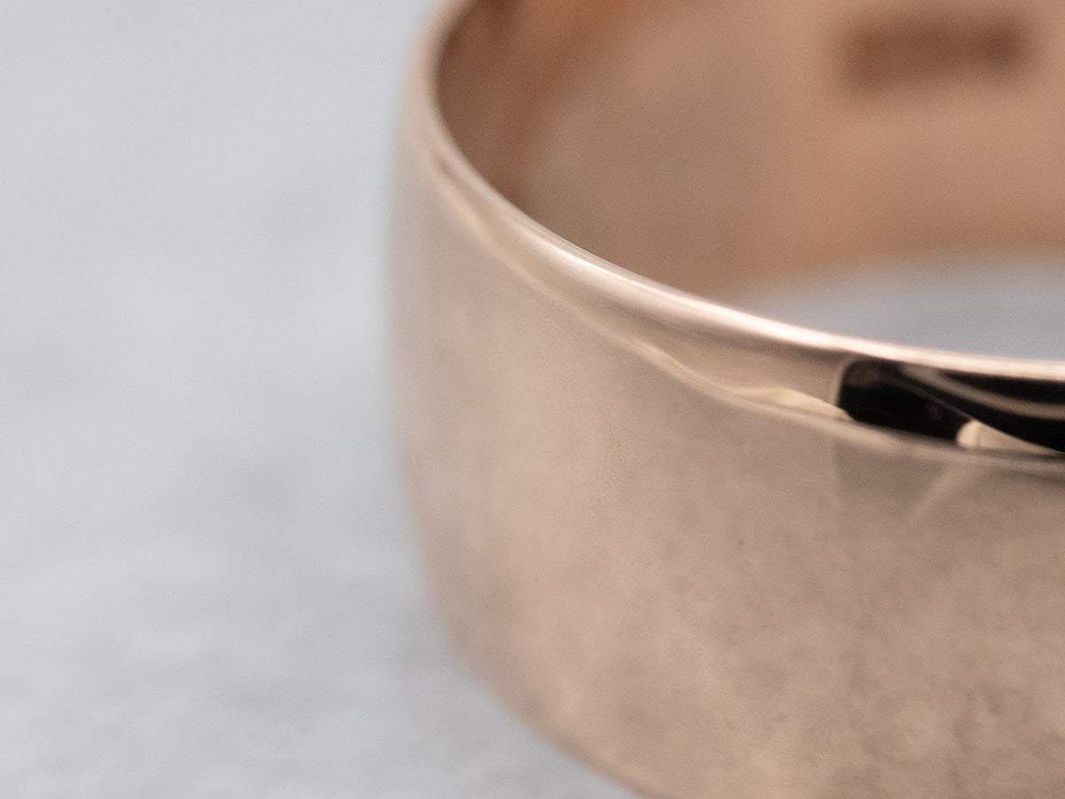 Banda de oro rosa antiguo