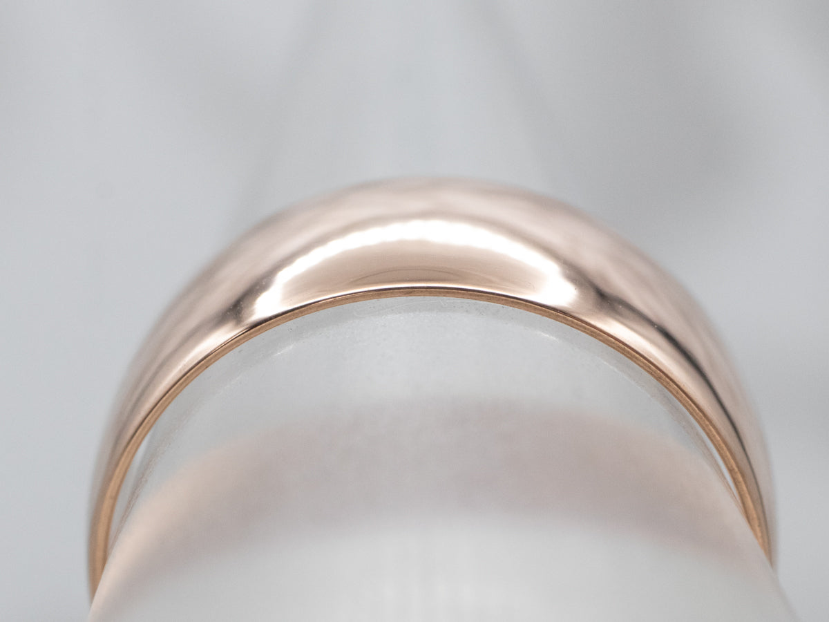 Banda de oro rosa antiguo