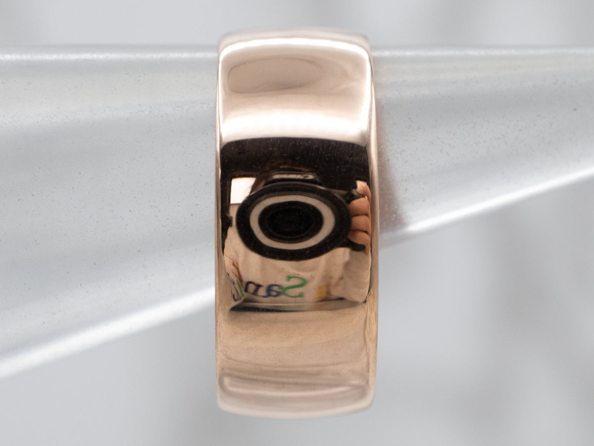 Banda de oro rosa antiguo