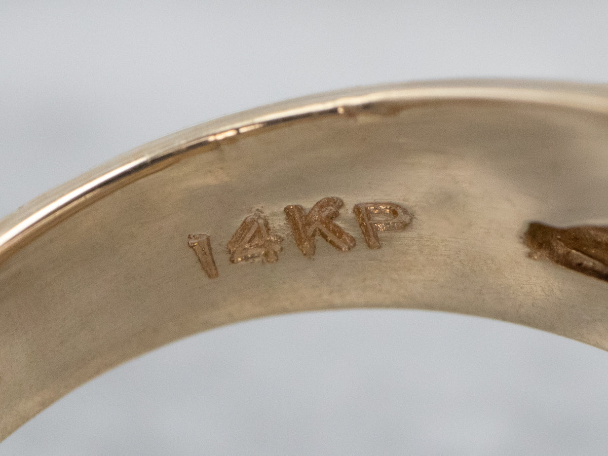 Vintage Diamond Cluster Bypass Ring