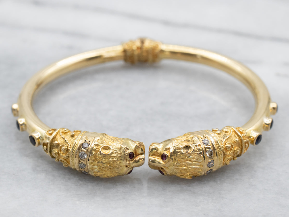Classic Design Men Kada Gold - Men Bracelet Gold – Empire Jewellery