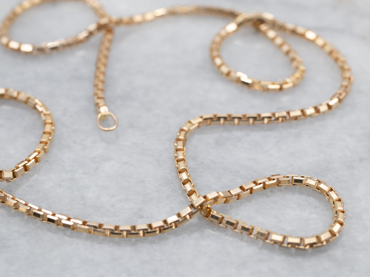 Rectangle Box Link Chain