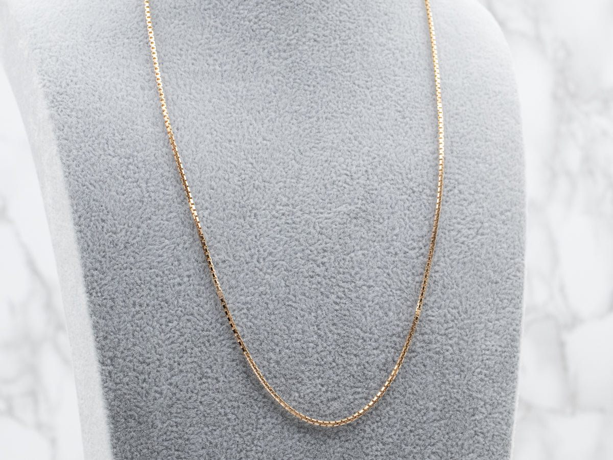 Rectangle Box Link Chain